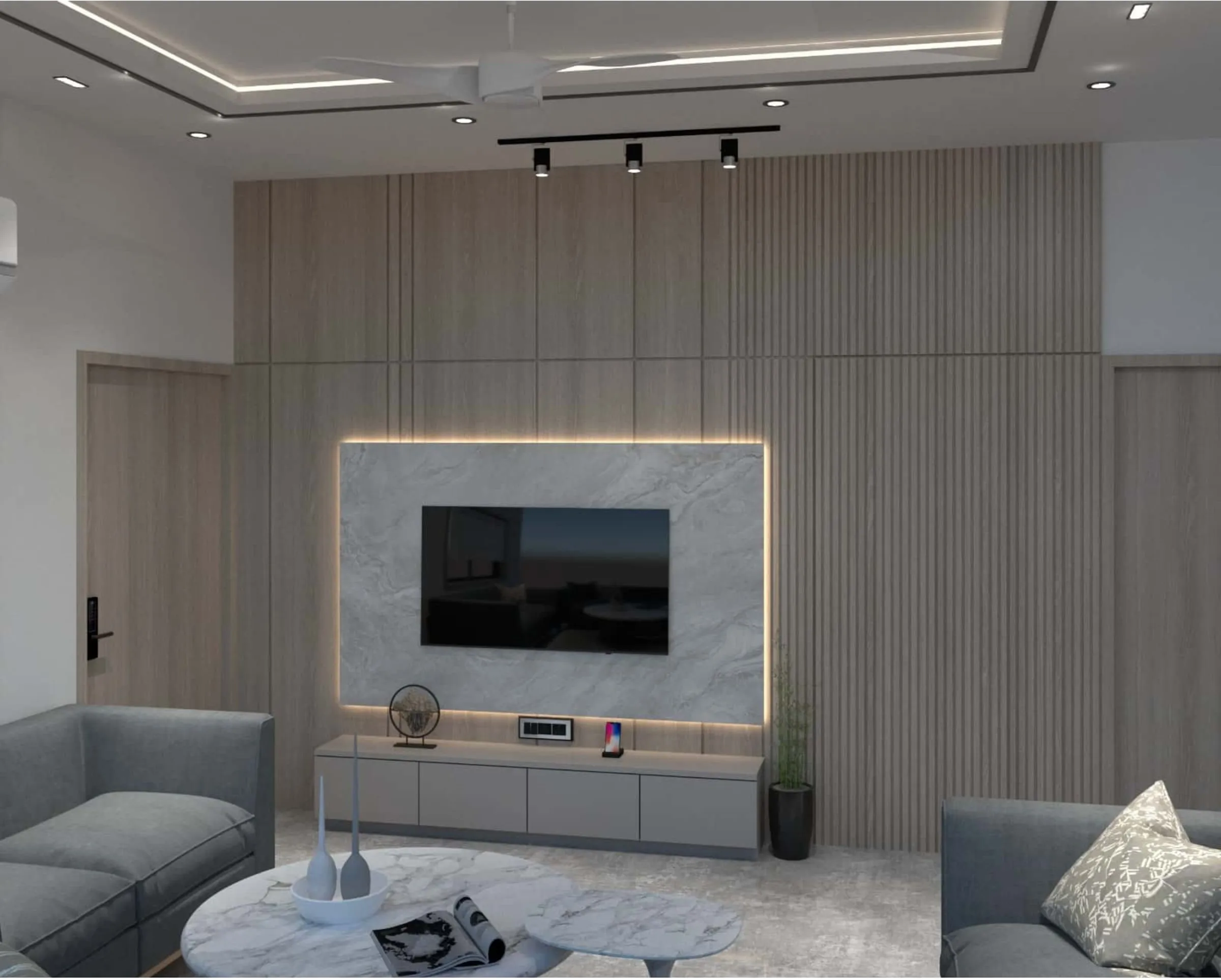 Sharma Residence view 1, interior design by Interior by Jenish, Ahmedabad