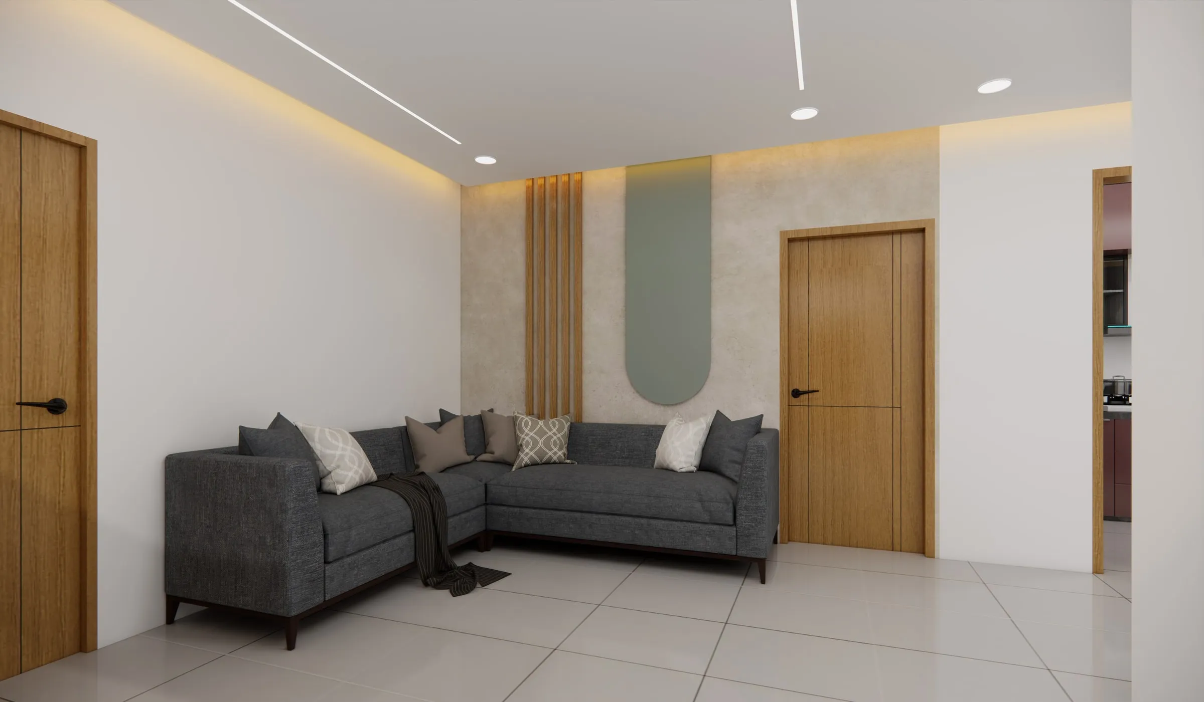 Jaipur Residence view 1, interior design by Interior by Jenish, Jaipur