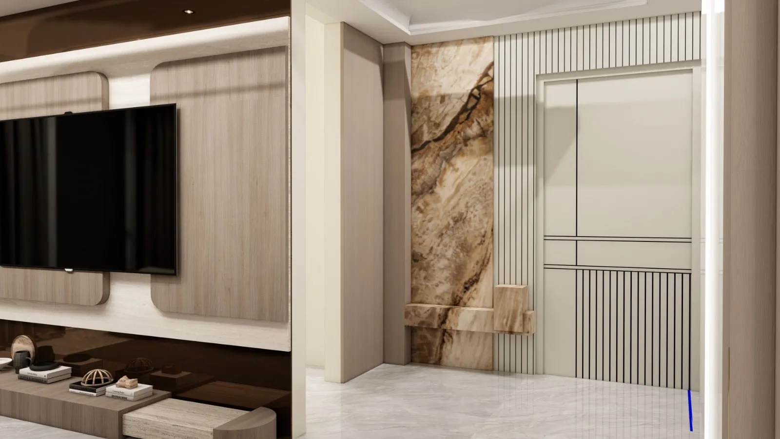 Super Shaligram view 1, interior design by Interior by Jenish, Ahmedabad