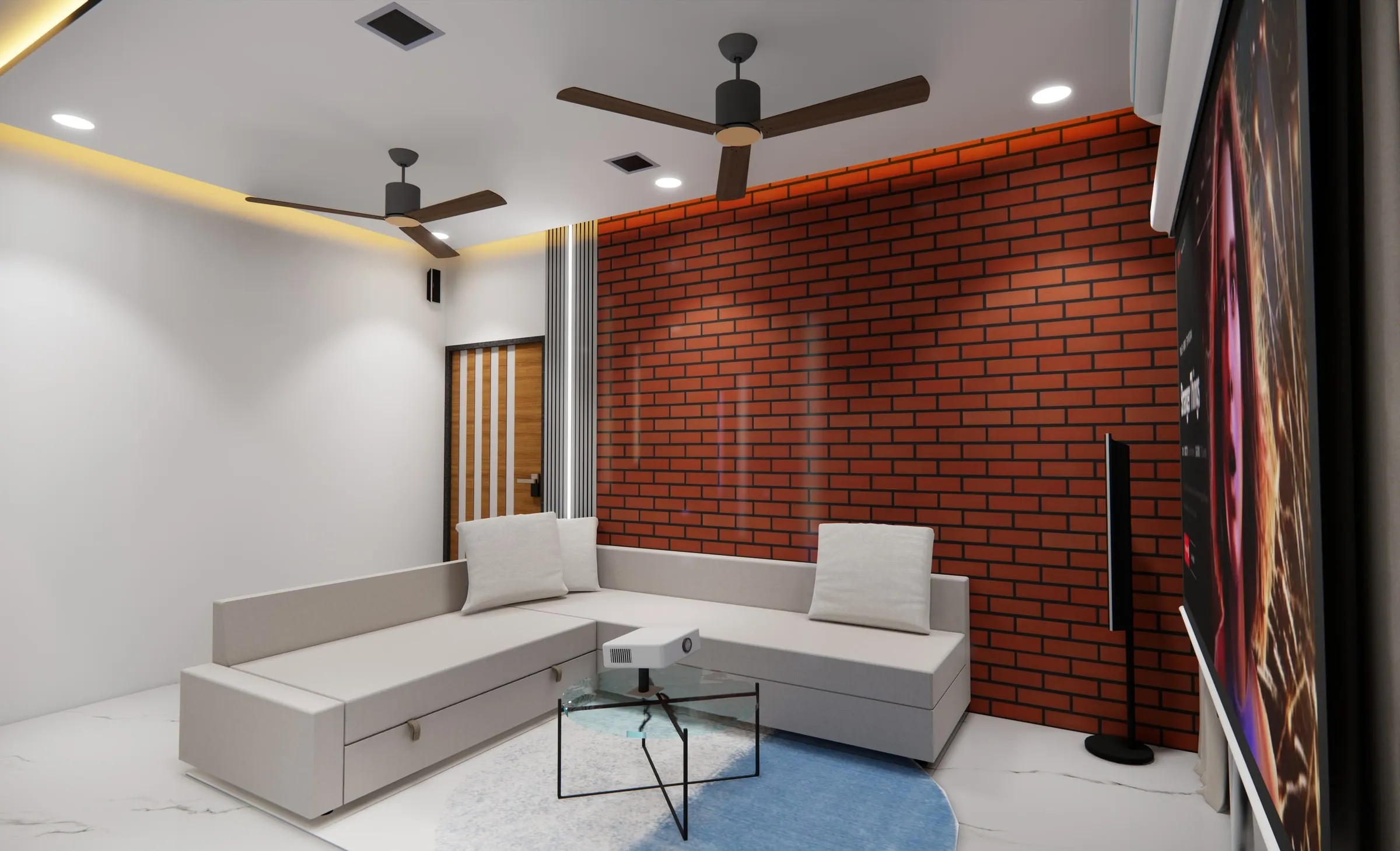 SP Nirwana view 2, interior design by Interior by Jenish, Shela