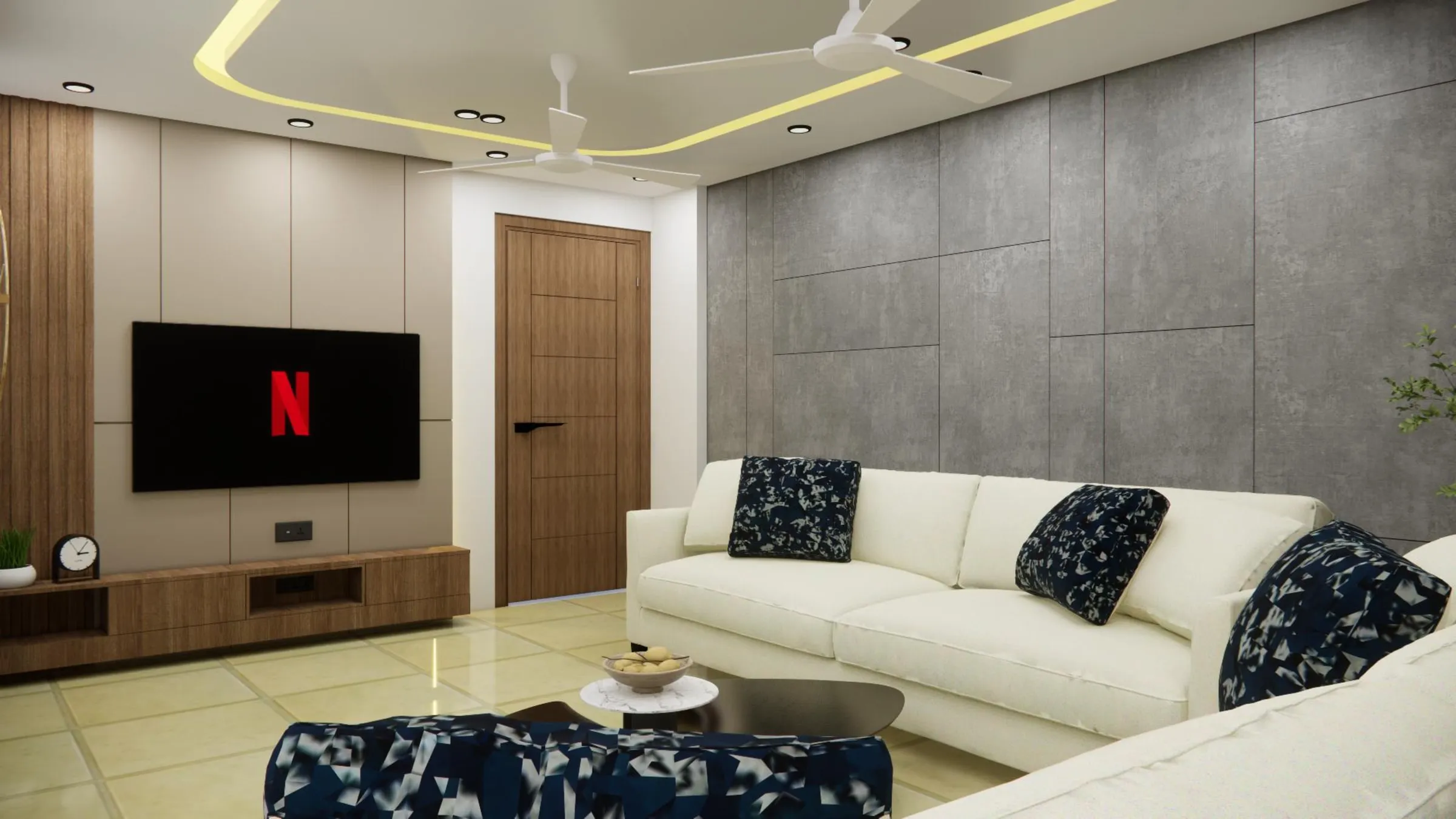 Paldi Residence view 2, interior design by Interior by Jenish, Paldi