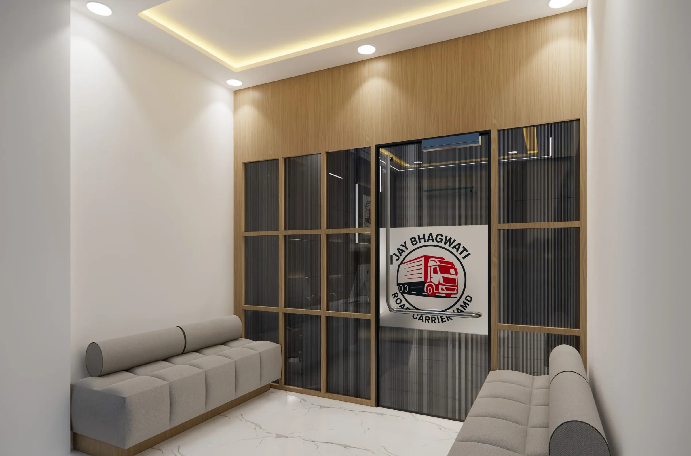 Corporate Office view 2, interior design by Interior by Jenish, Ahmedabad