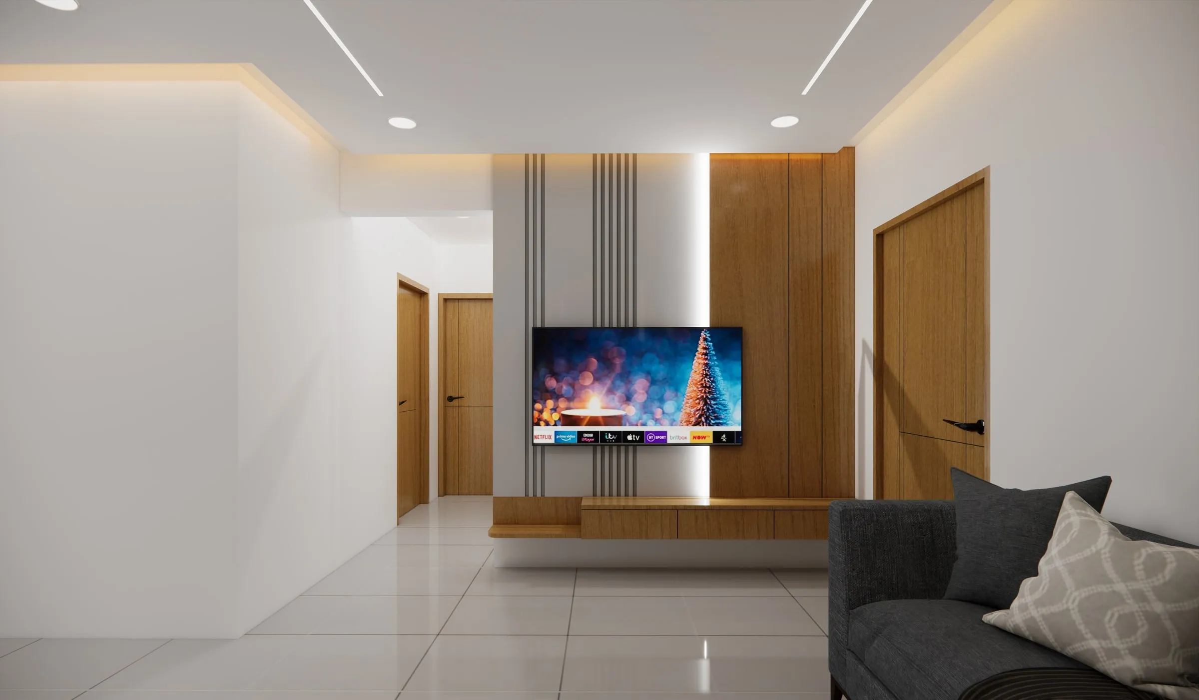Jaipur Residence view 2, interior design by Interior by Jenish, Jaipur