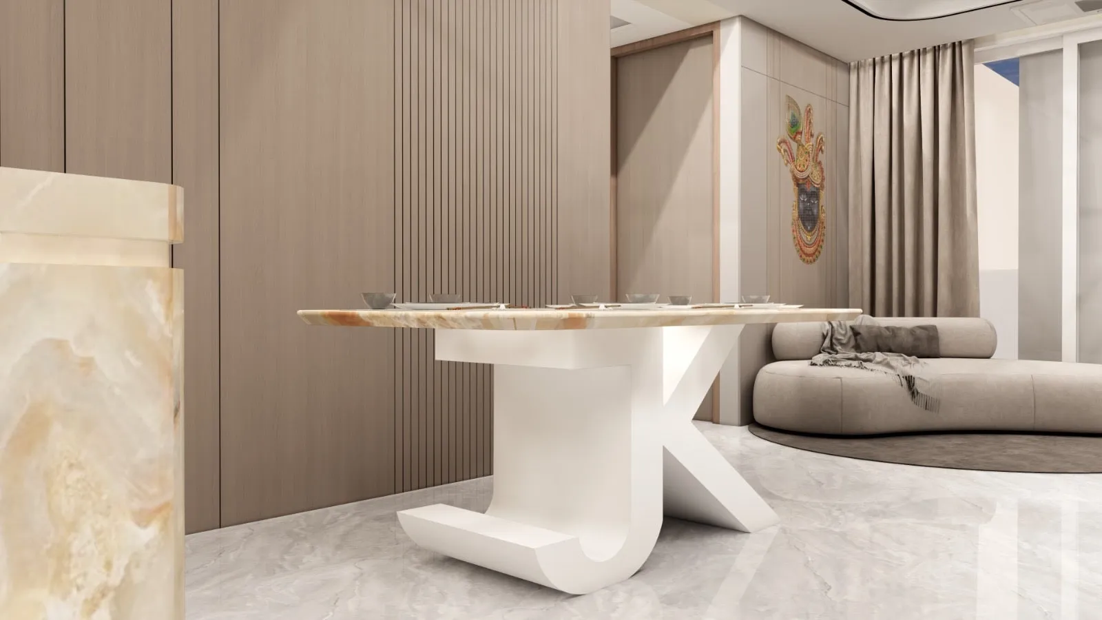 Super Shaligram view 2, interior design by Interior by Jenish, Ahmedabad