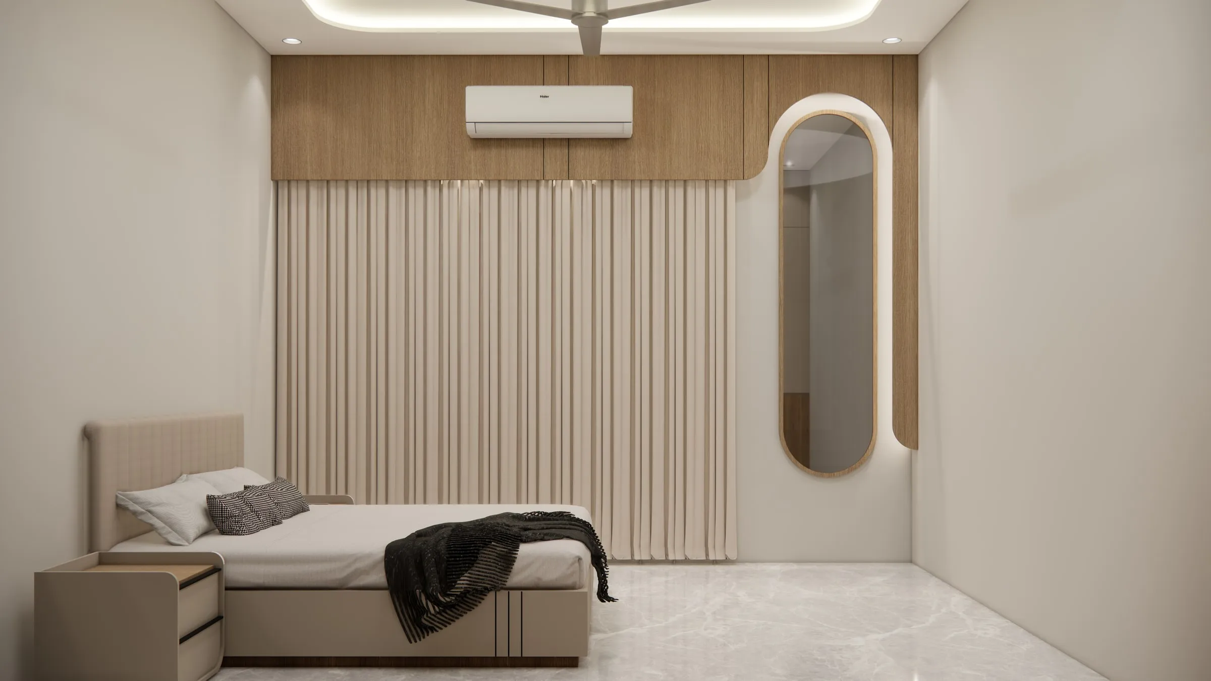 Bharwad Residence view 3, interior design by Interior by Jenish, Ahmedabad
