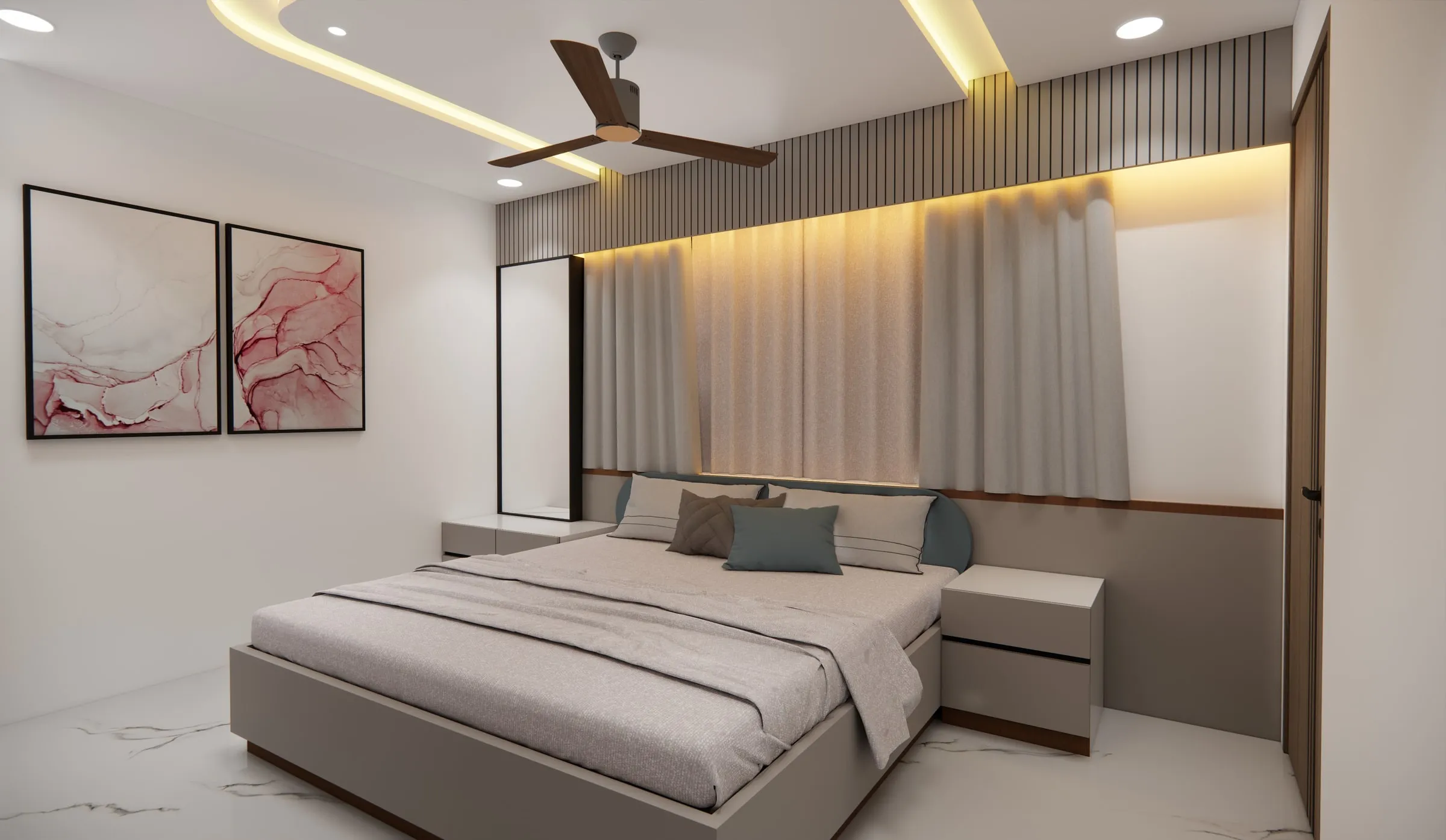 RR Gandhinagar view 3, interior design by Interior by Jenish, Gandhinagar