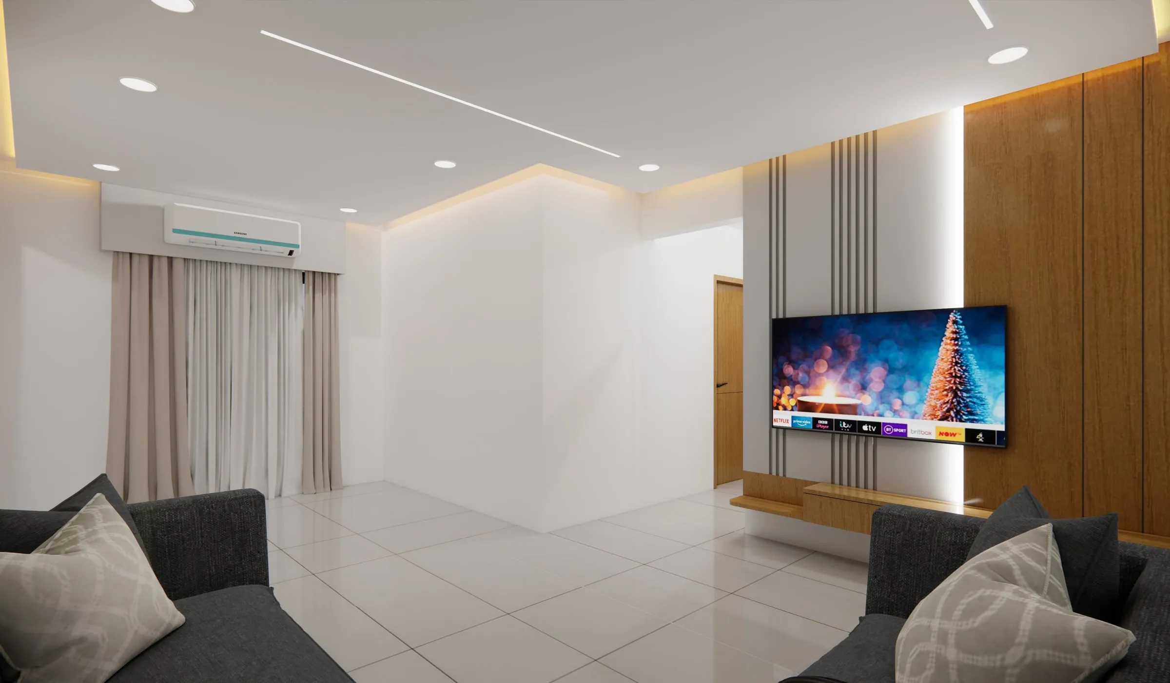 Jaipur Residence view 3, interior design by Interior by Jenish, Jaipur