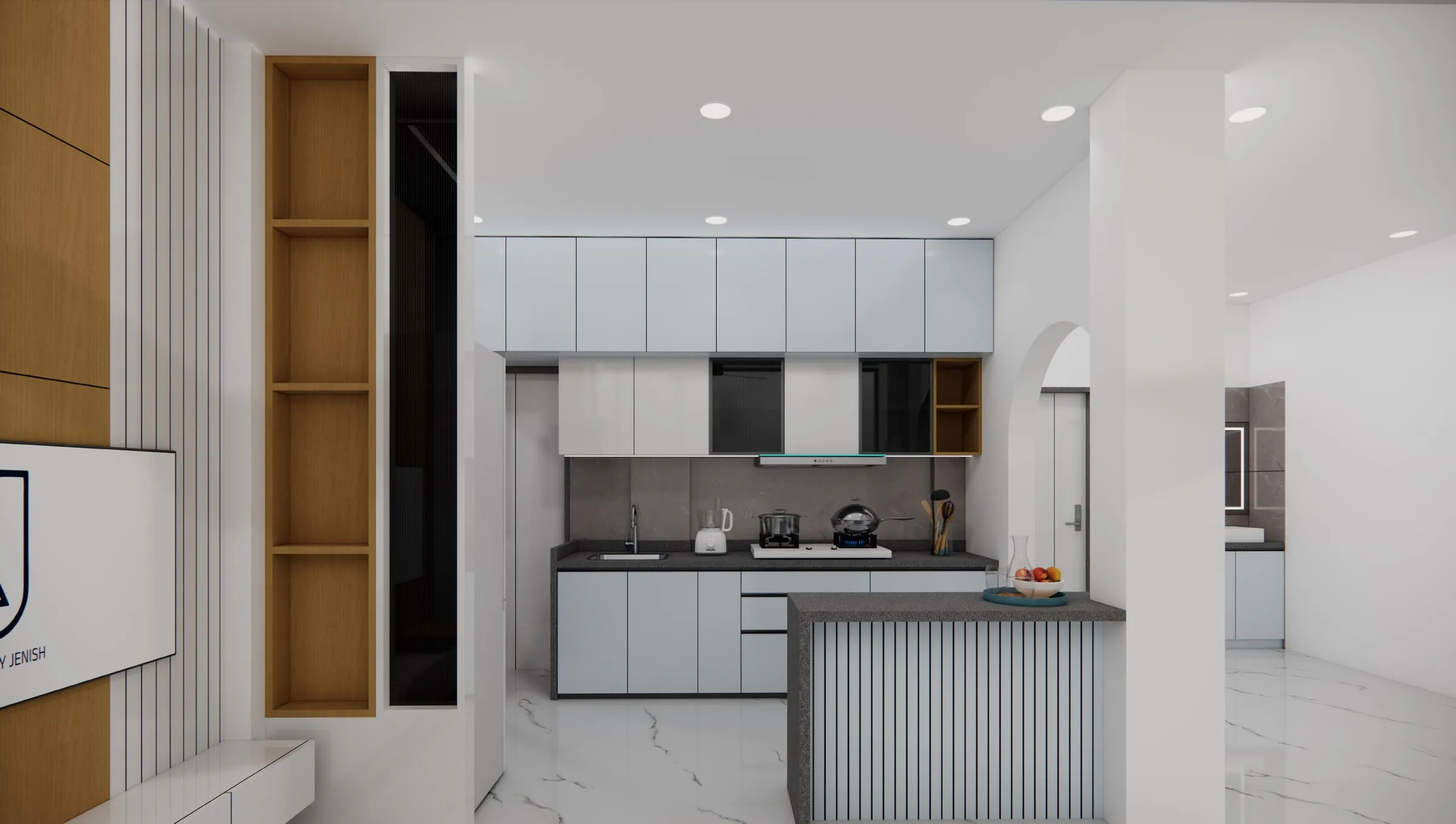 Krishna Avenue, Ghodasar view 4, interior design by Interior by Jenish, Ghodasar