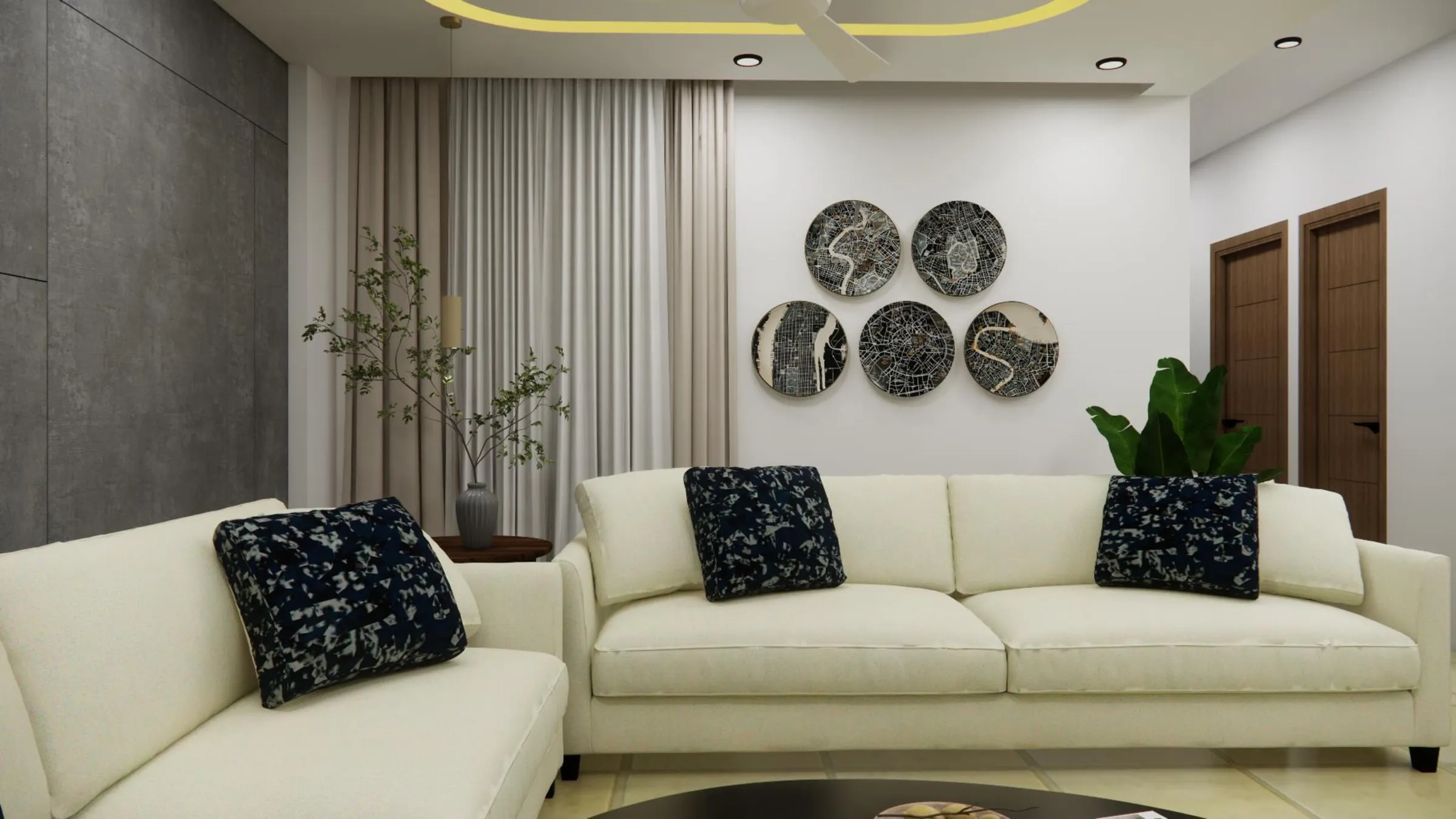 Paldi Residence view 4, interior design by Interior by Jenish, Paldi