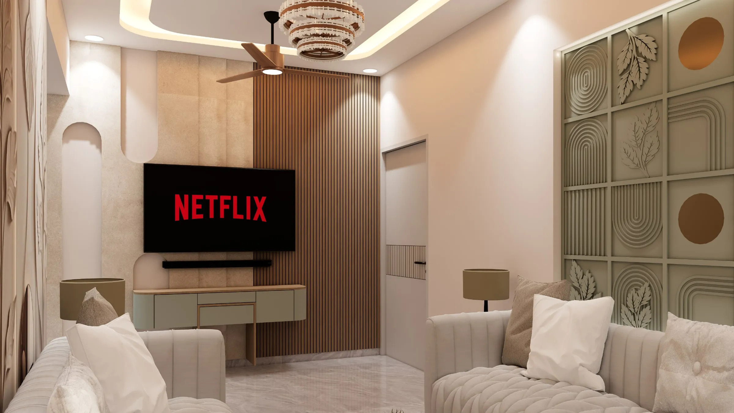 Karnavati 7 view 4, interior design by Interior by Jenish, Ahmedabad