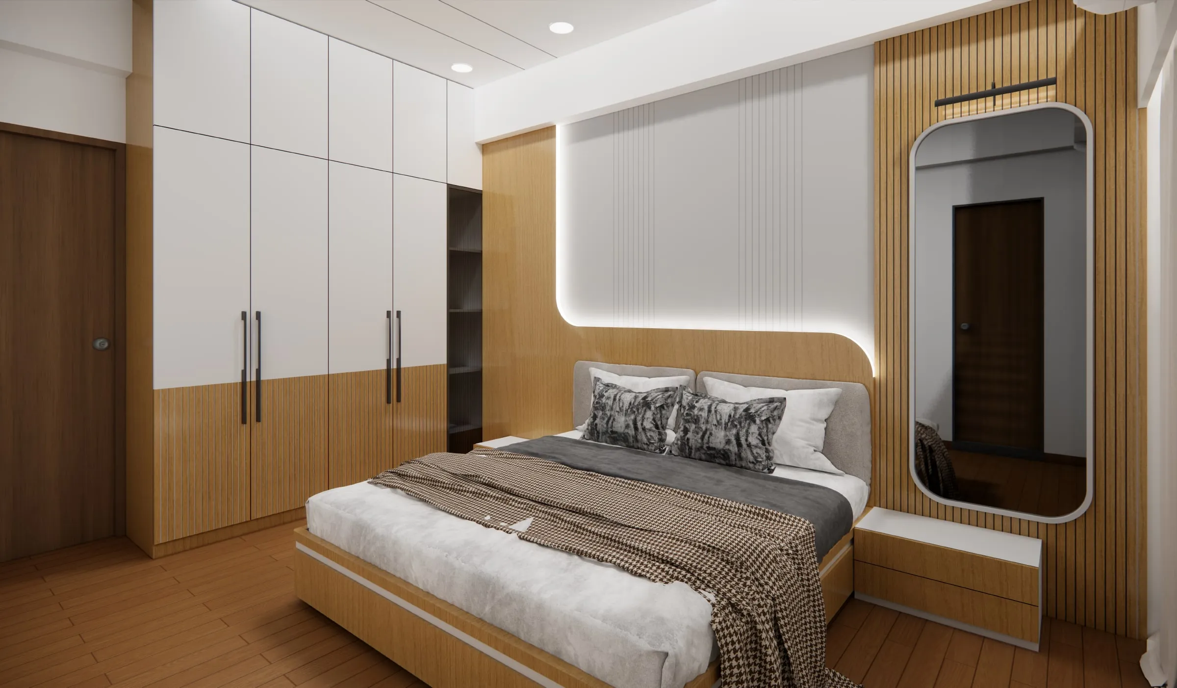 Karnavati 7, B Wing view 4, interior design by Interior by Jenish, Ahmedabad