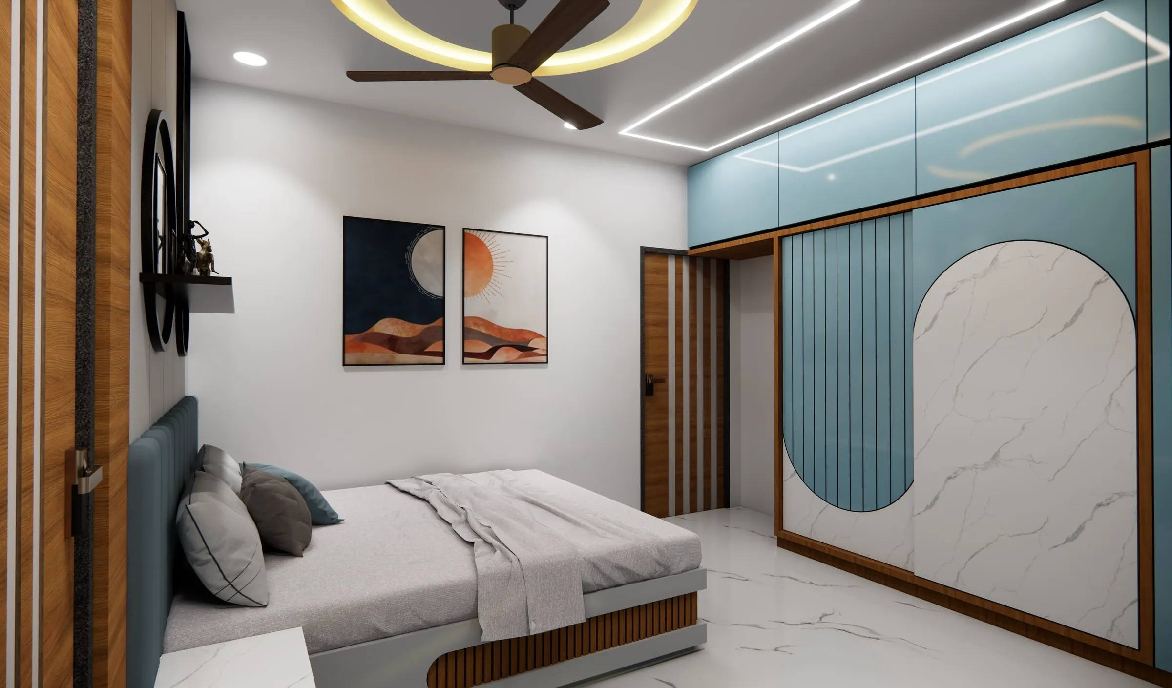 SP Nirwana view 4, interior design by Interior by Jenish, Shela
