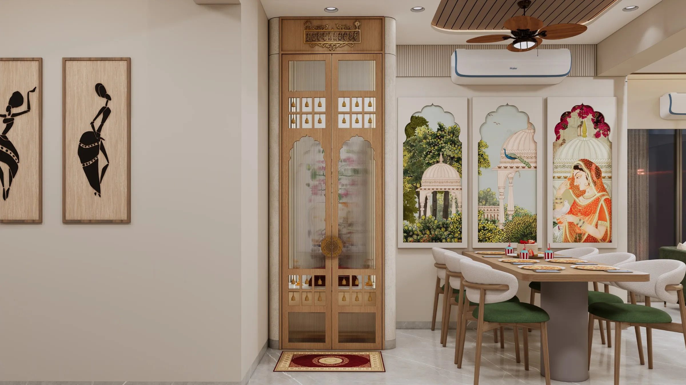 Akshat Paradise view 5, interior design by Interior by Jenish, Ahmedabad