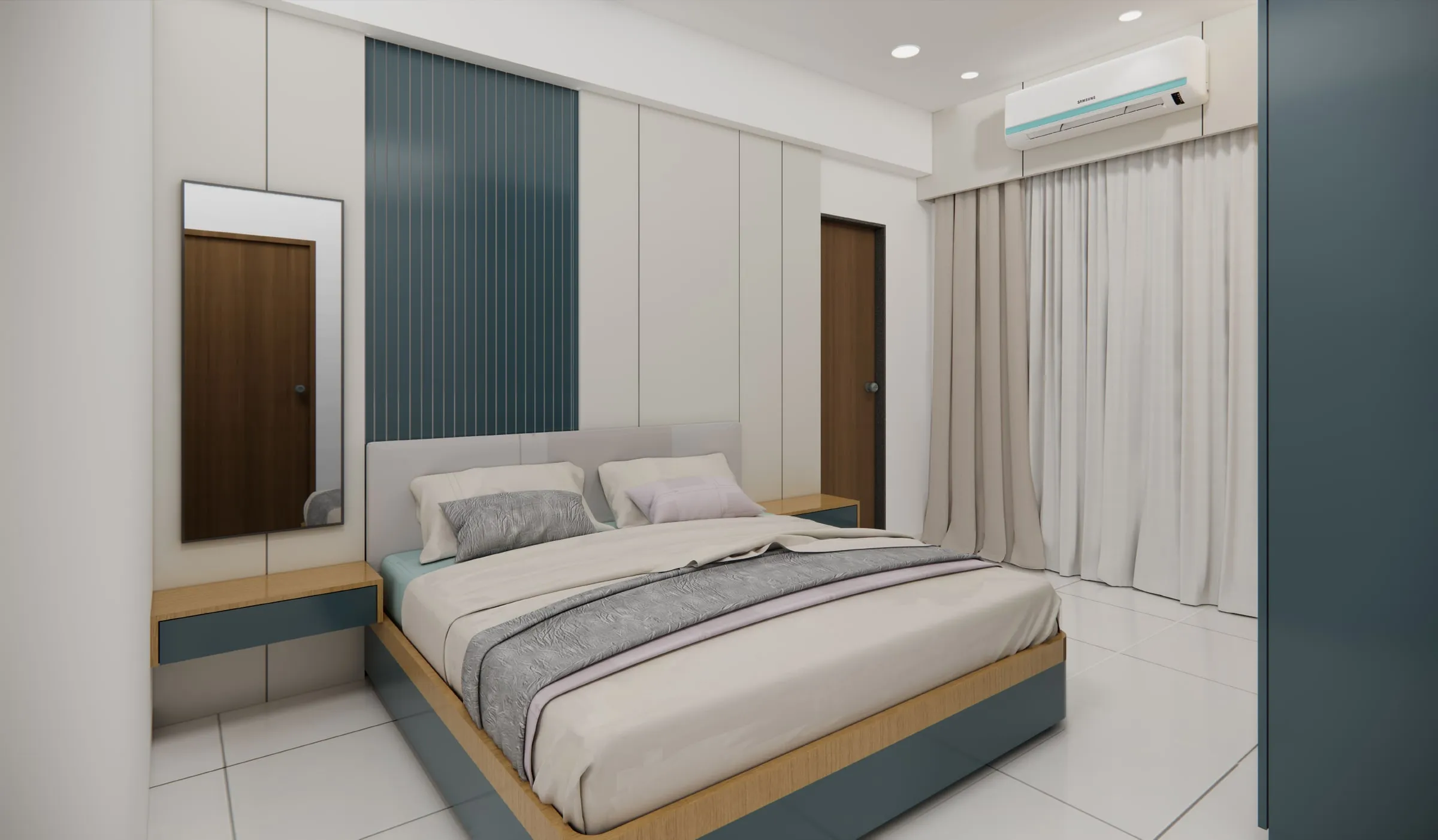 Karnavati 7, B Wing view 5, interior design by Interior by Jenish, Ahmedabad