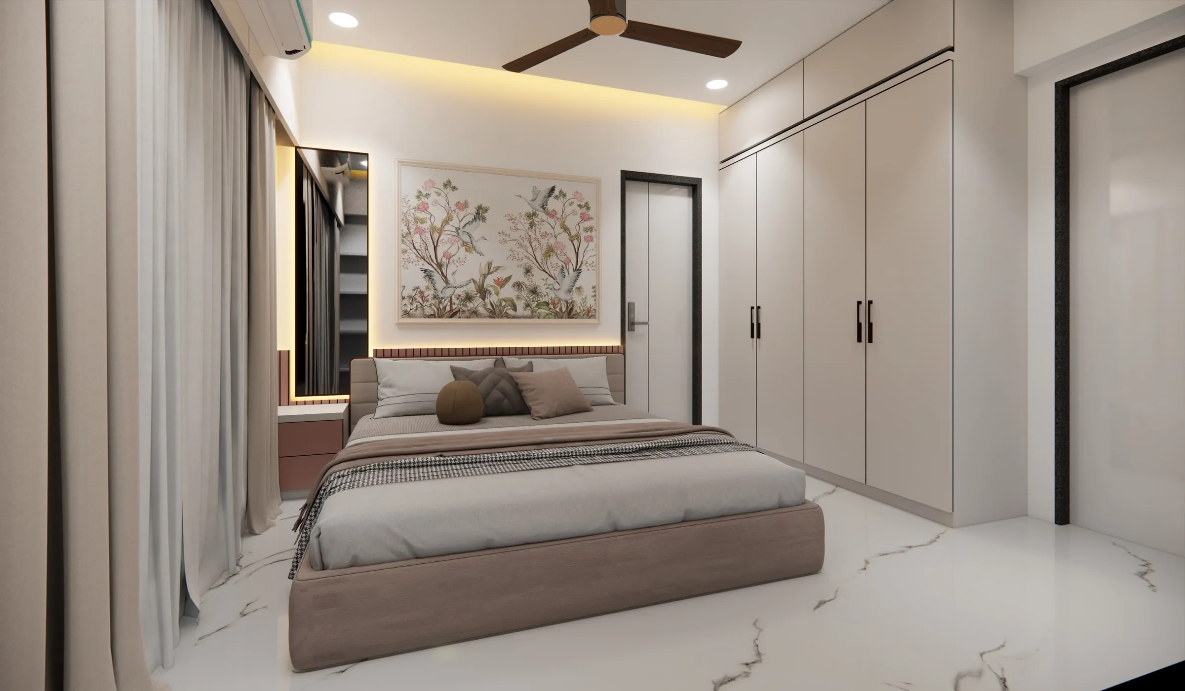 Amogha, Adani Shantigram view 5, interior design by Interior by Jenish, Shantigram