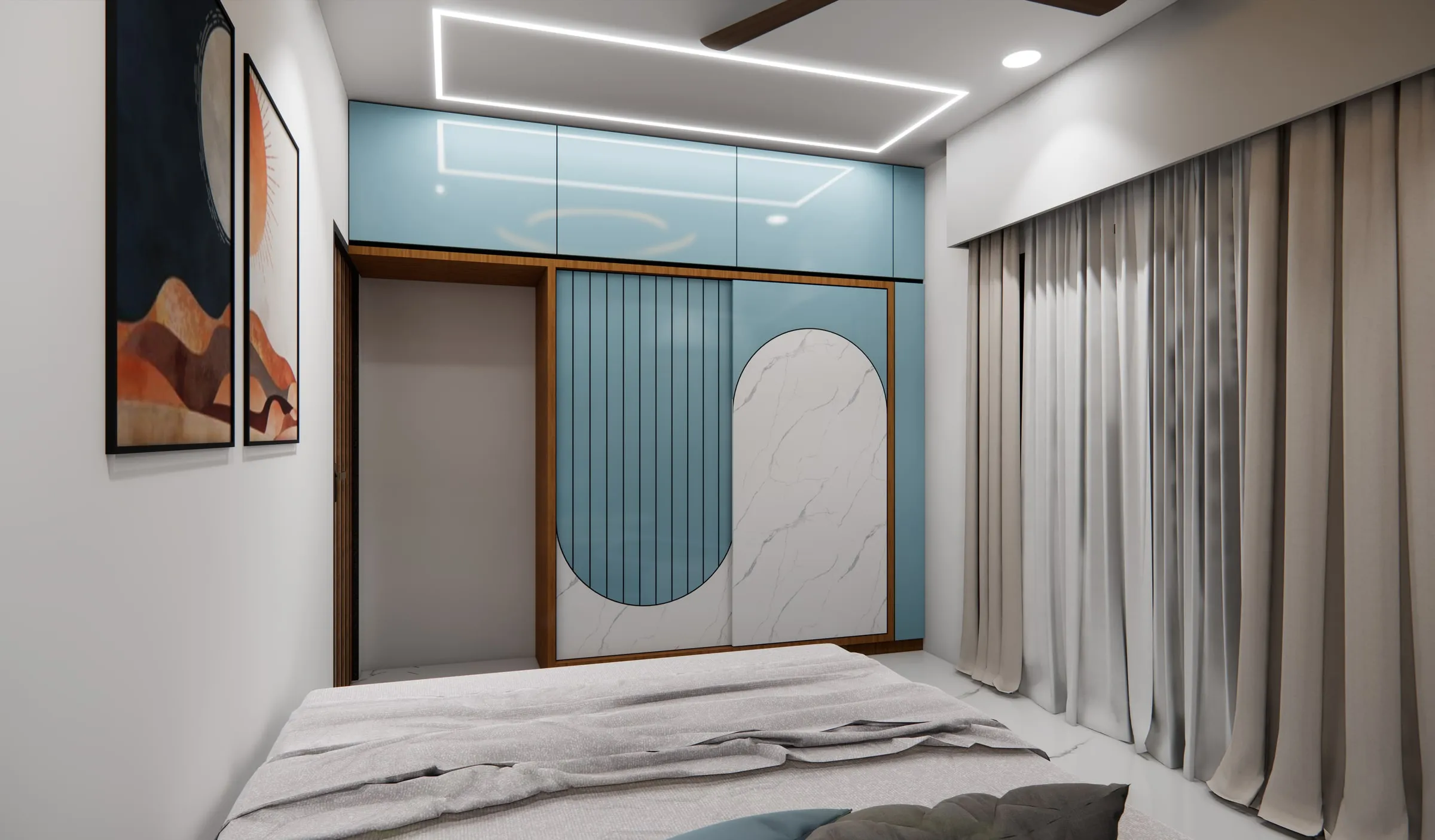 SP Nirwana view 5, interior design by Interior by Jenish, Shela