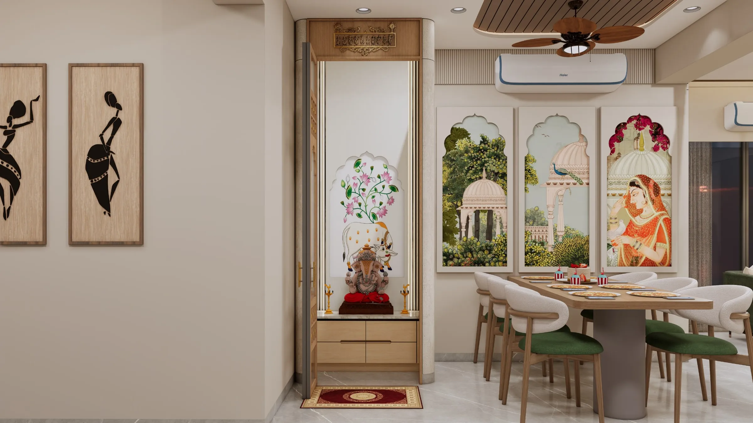 Akshat Paradise view 6, interior design by Interior by Jenish, Ahmedabad