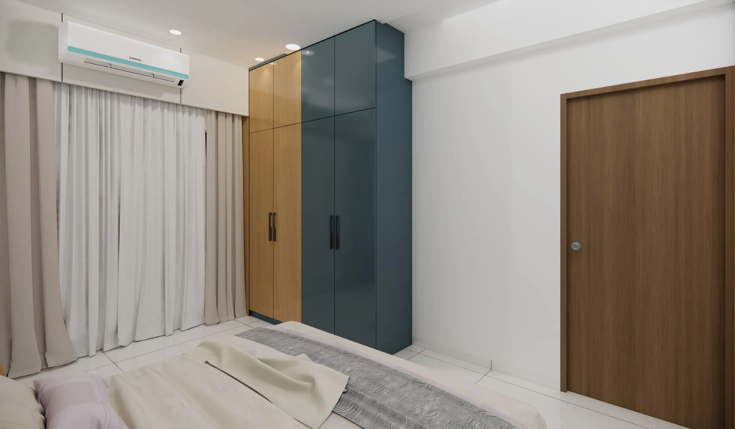 Karnavati 7, B Wing view 6, interior design by Interior by Jenish, Ahmedabad