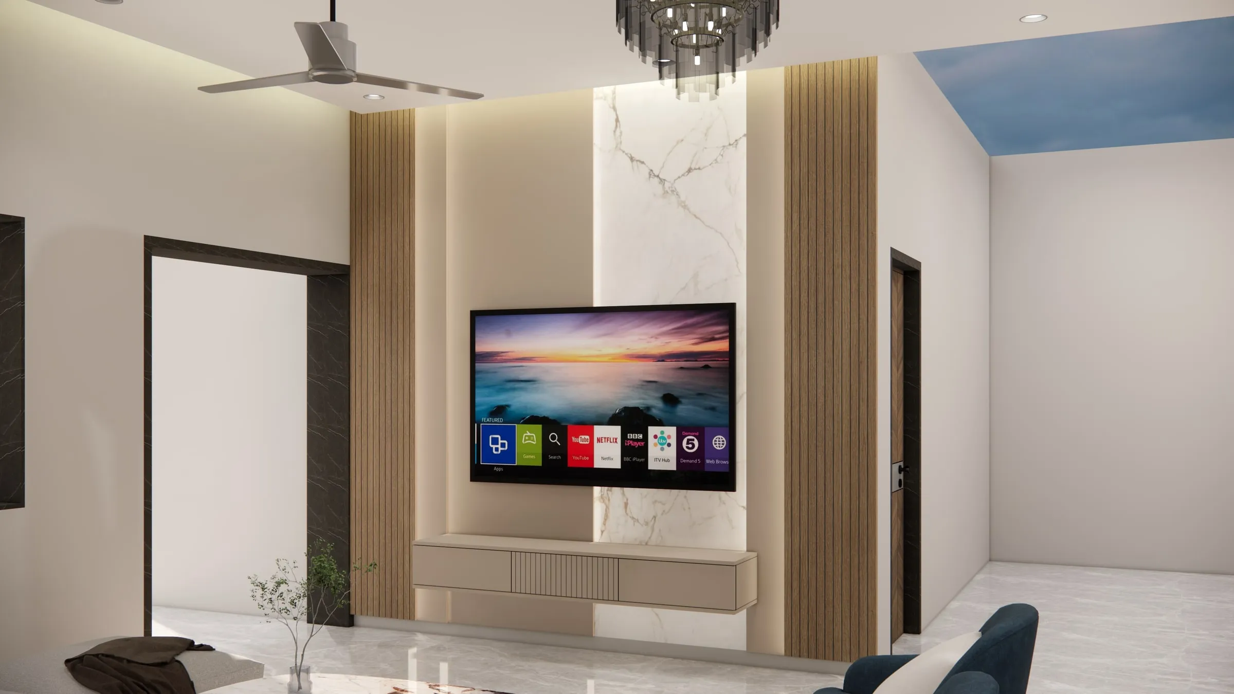 Bharwad Residence view 6, interior design by Interior by Jenish, Ahmedabad