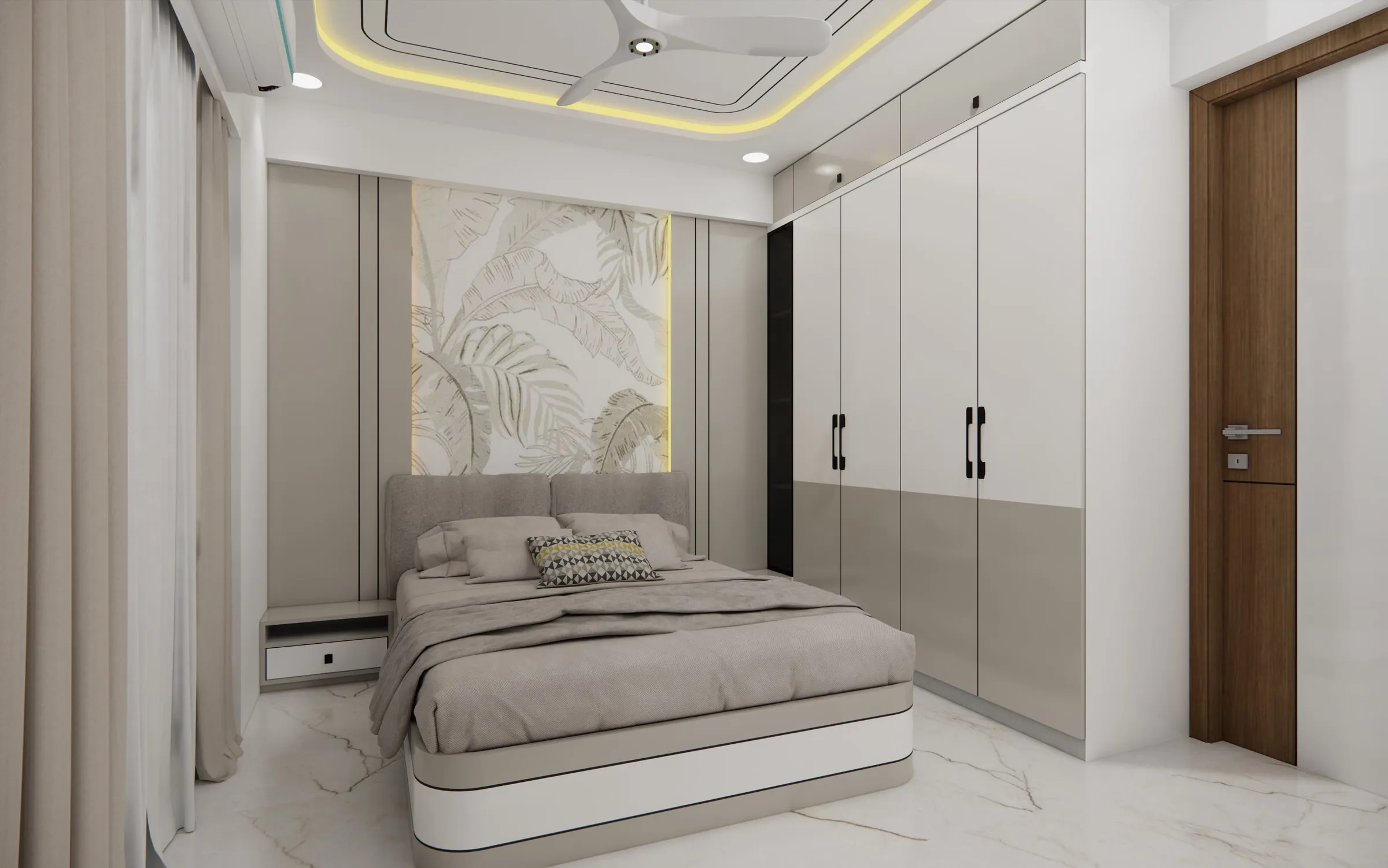 Atharv Abode view 6, interior design by Interior by Jenish, Ahmedabad