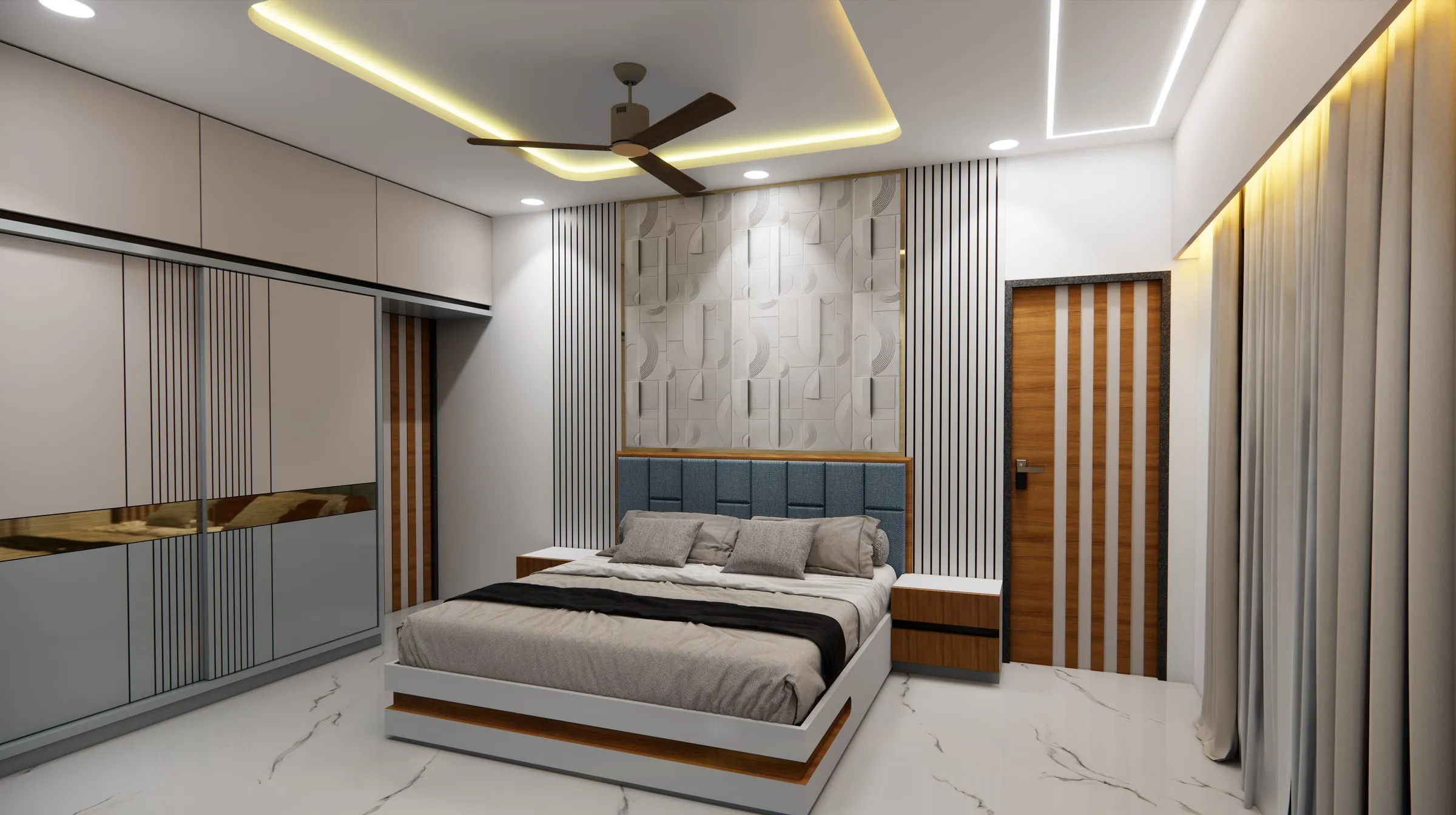 SP Nirwana view 6, interior design by Interior by Jenish, Shela