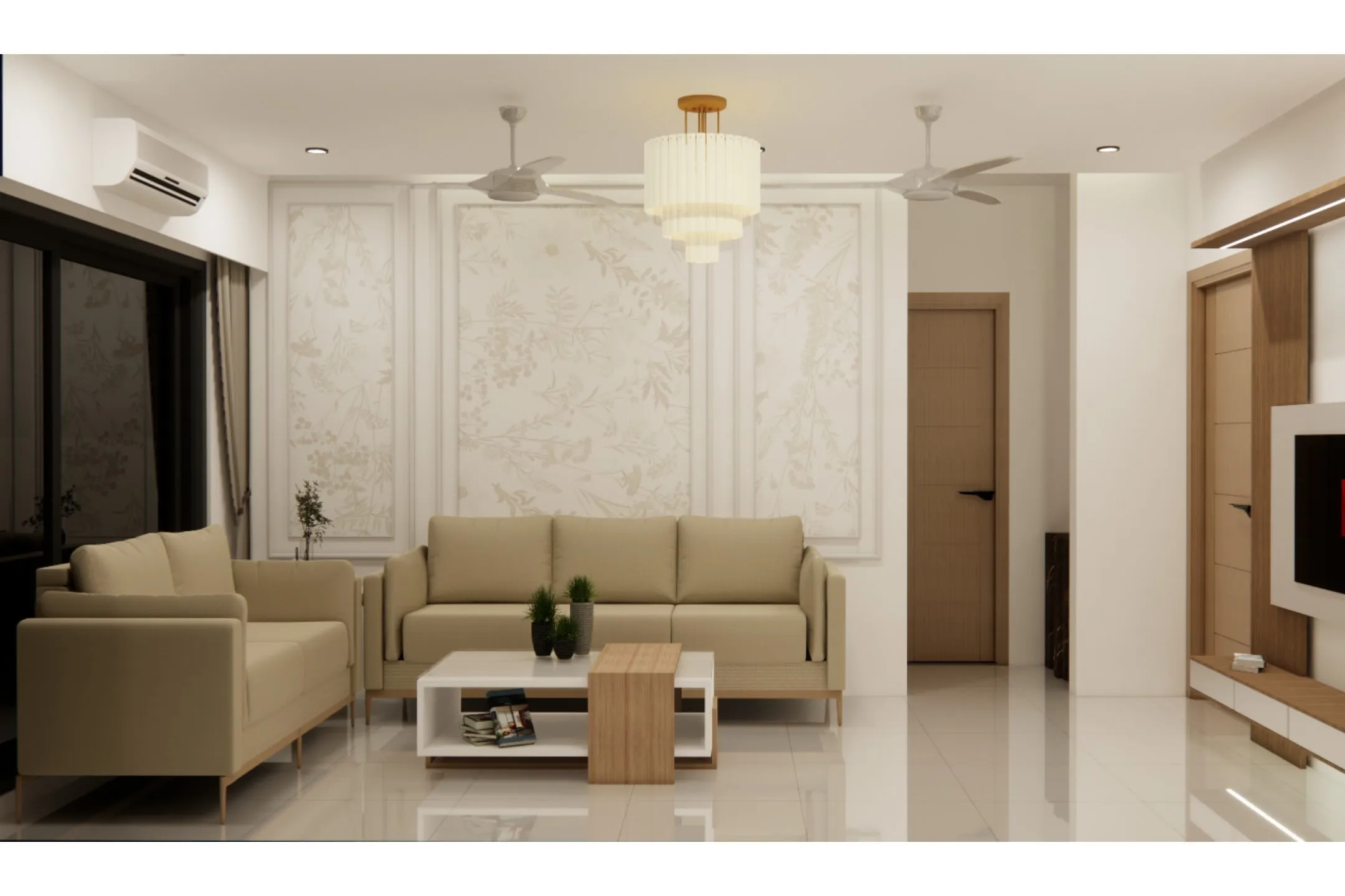 Setu Solitaire, Chandkheda view 6, interior design by Interior by Jenish, Chandkheda