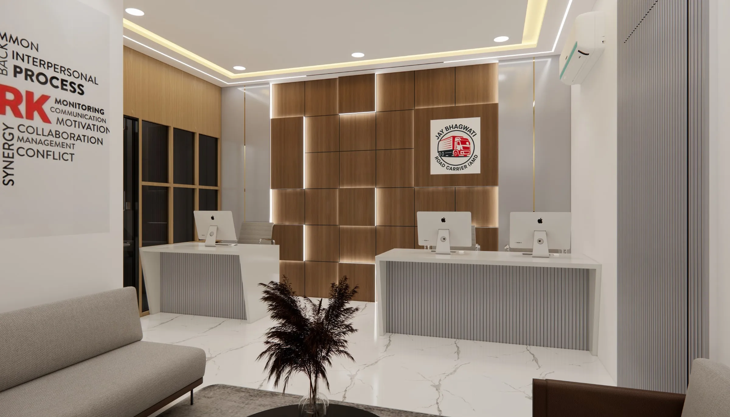 Corporate Office view 6, interior design by Interior by Jenish, Ahmedabad