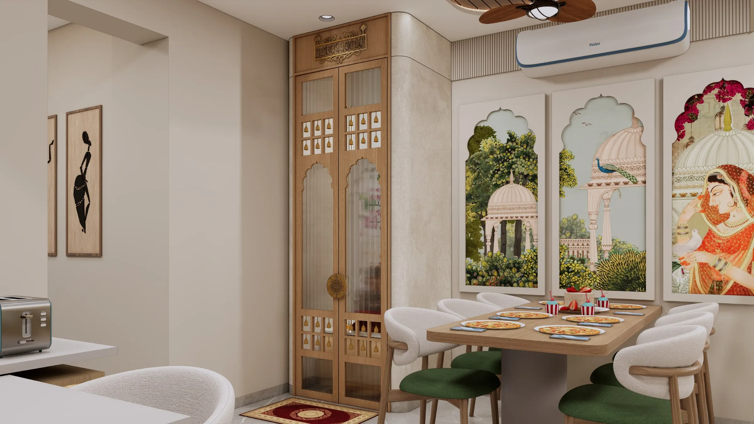 Akshat Paradise view 7, interior design by Interior by Jenish, Ahmedabad