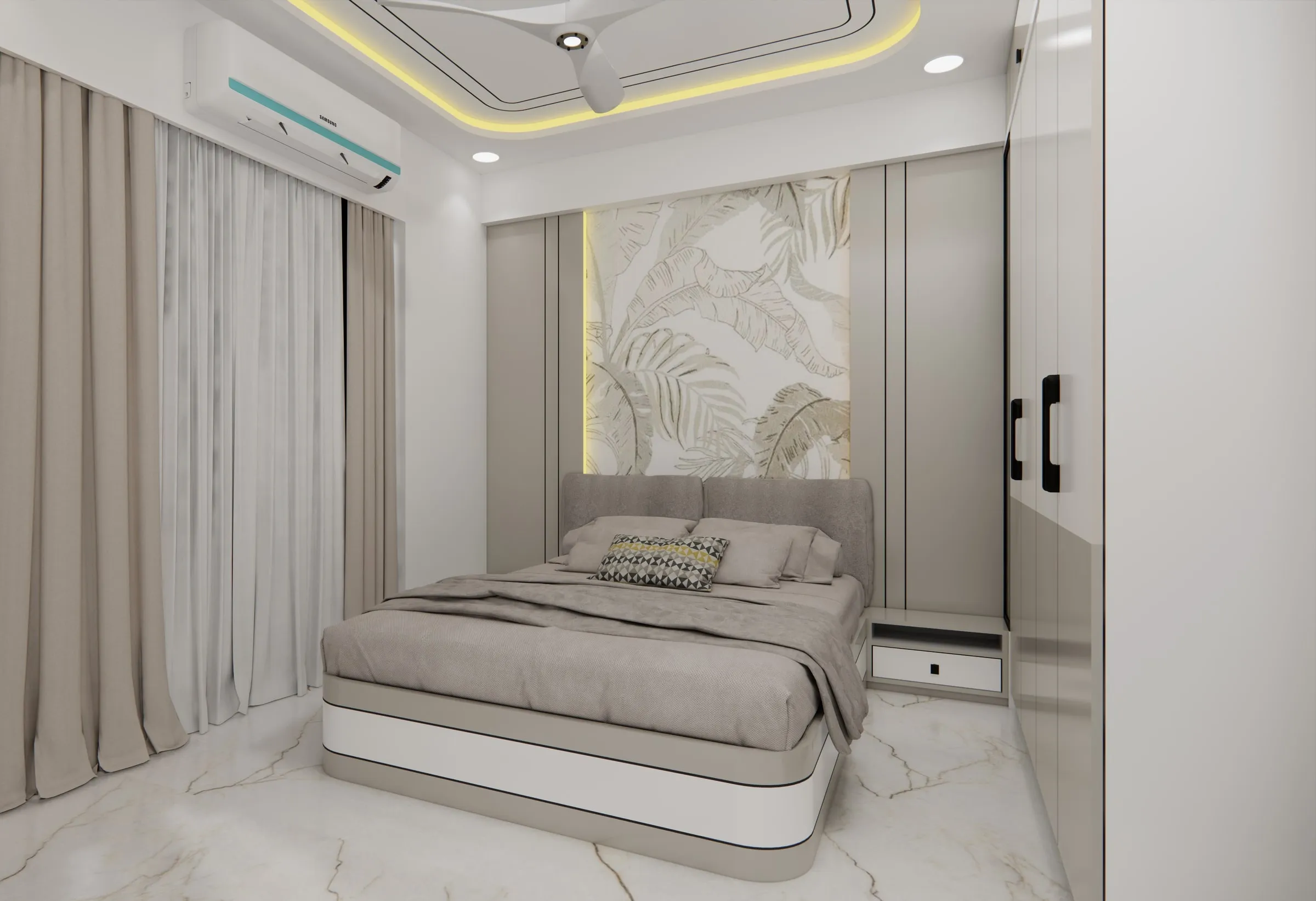 Atharv Abode view 7, interior design by Interior by Jenish, Ahmedabad