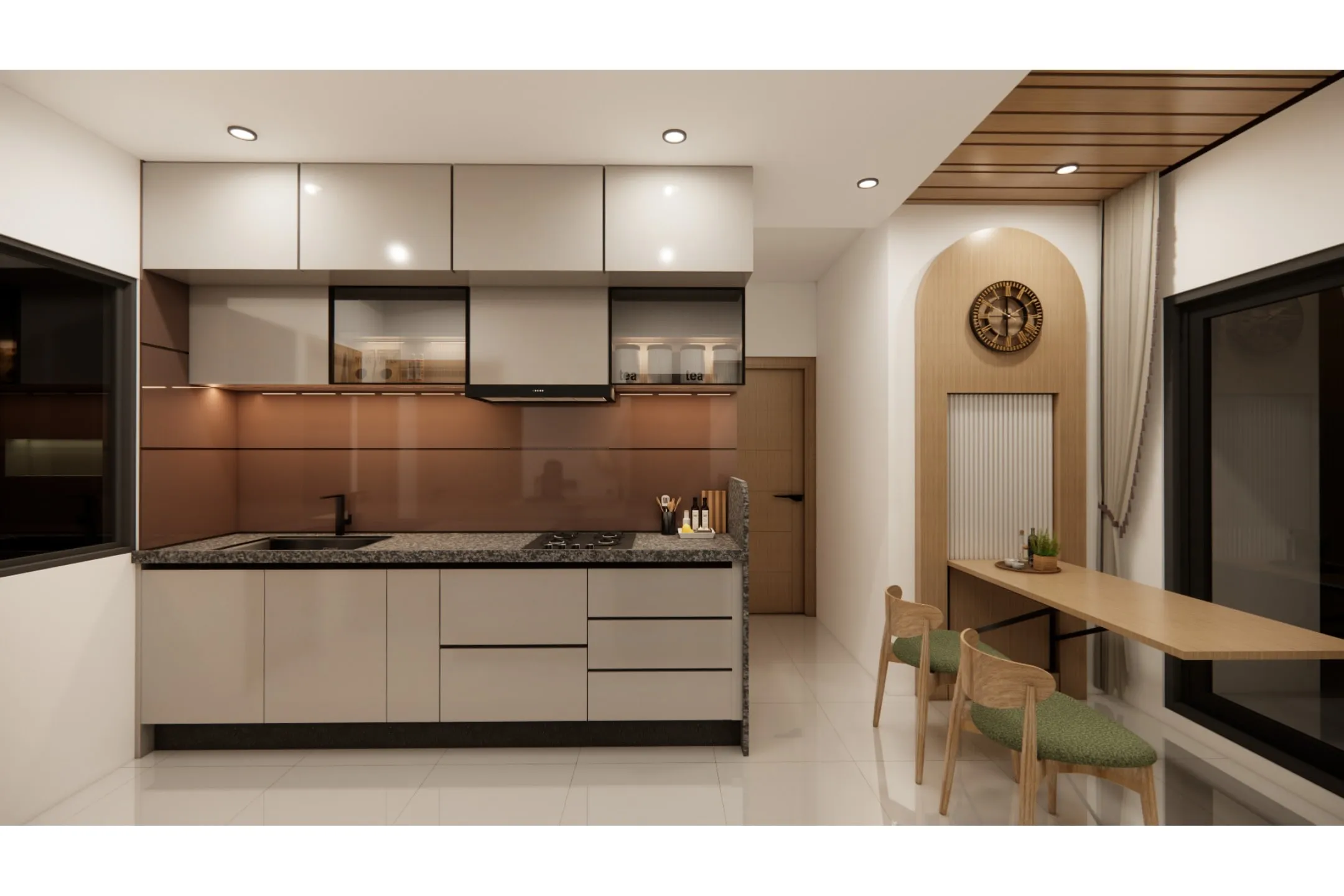 Setu Solitaire, Chandkheda view 7, interior design by Interior by Jenish, Chandkheda