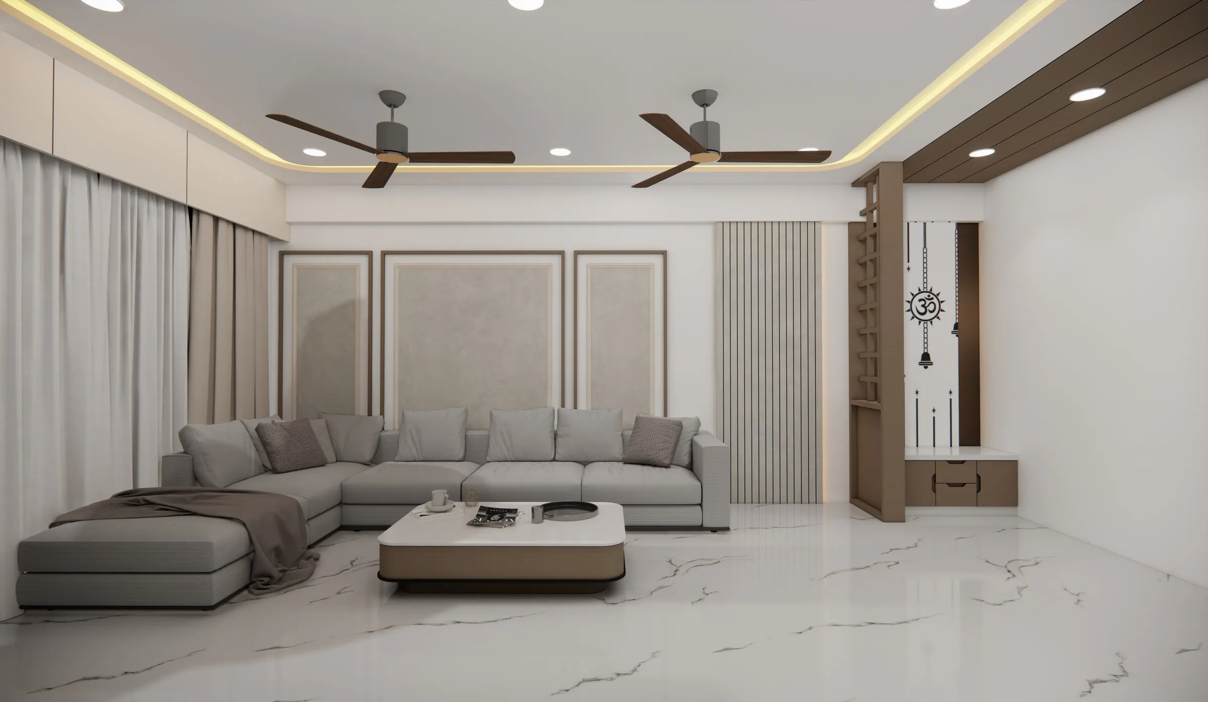 RR Gandhinagar view 7, interior design by Interior by Jenish, Gandhinagar