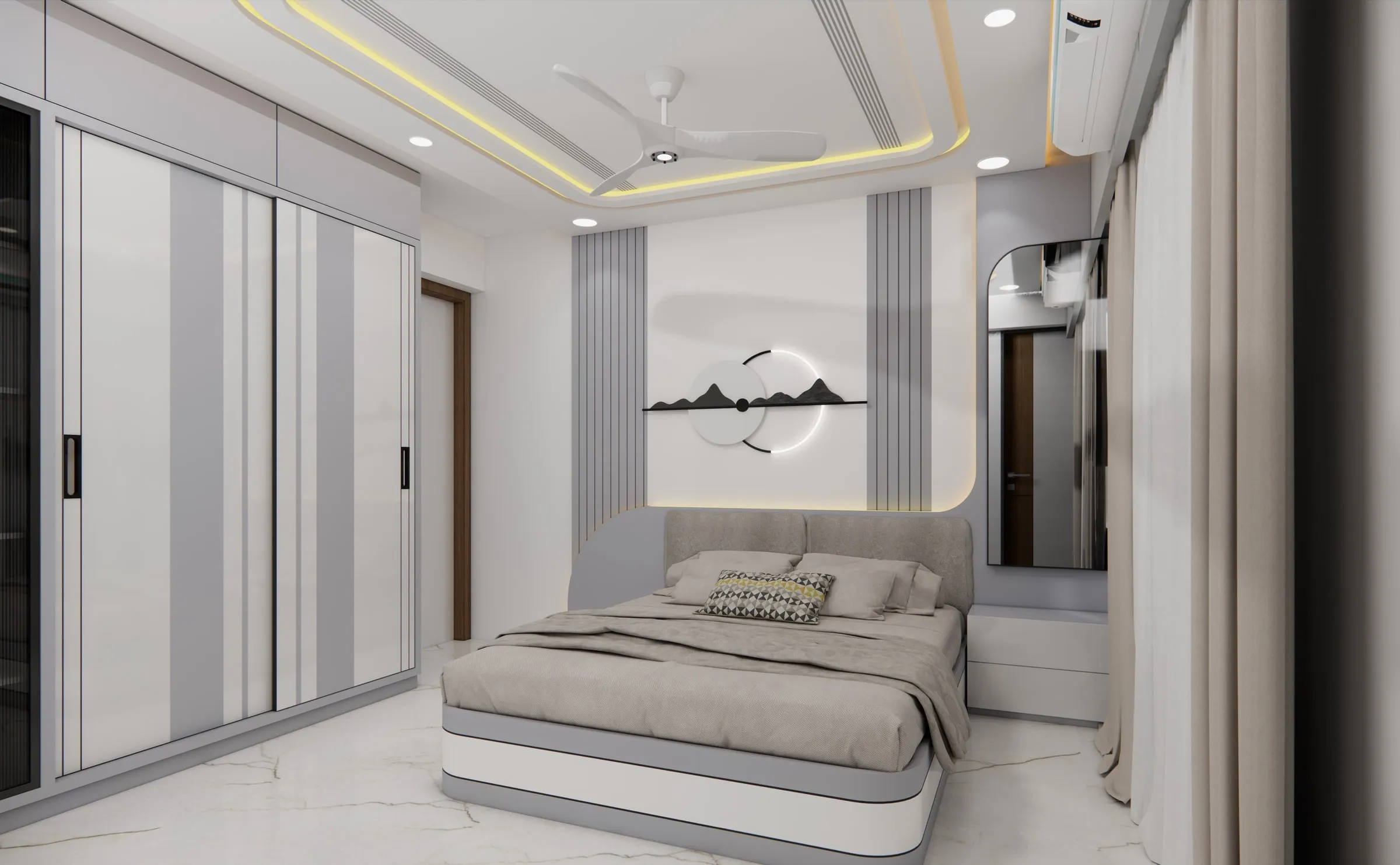 Atharv Abode view 8, interior design by Interior by Jenish, Ahmedabad