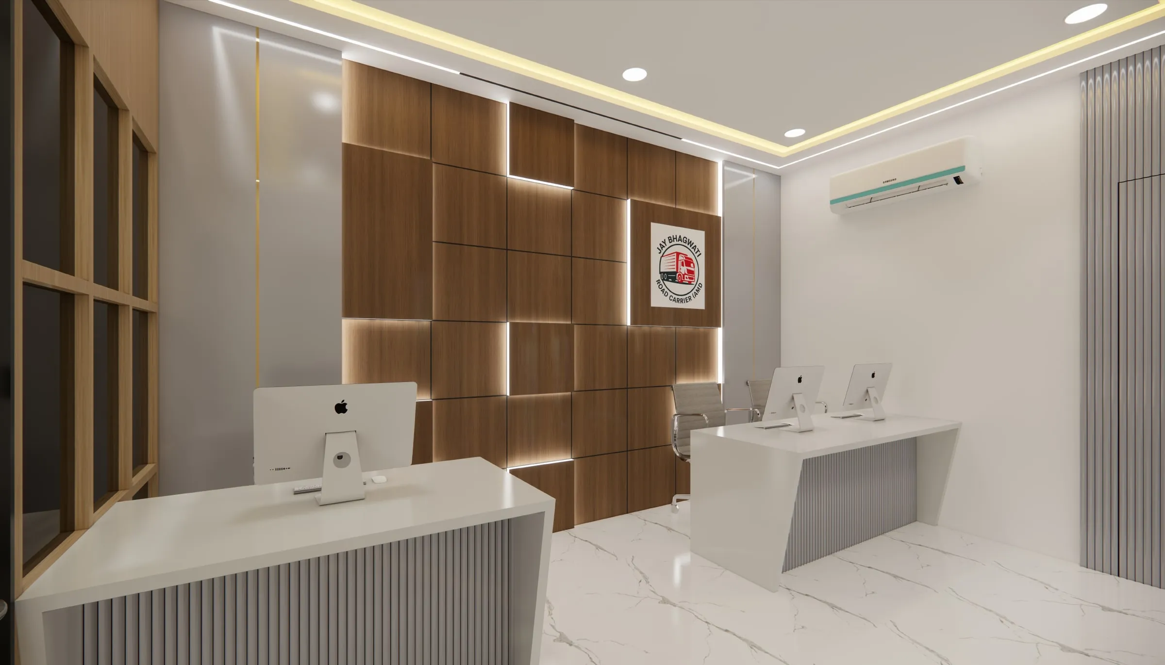 Corporate Office view 8, interior design by Interior by Jenish, Ahmedabad
