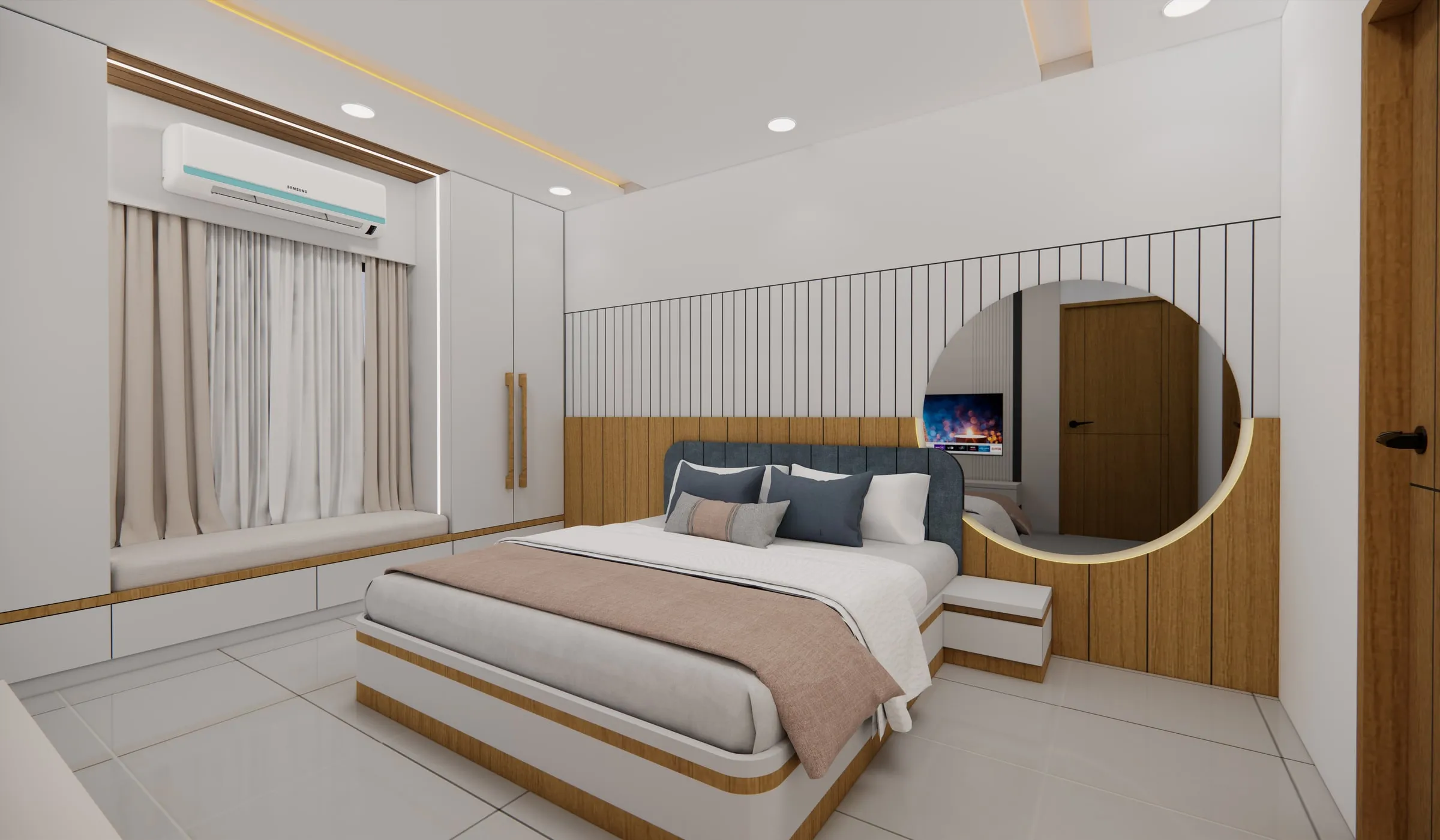Jaipur Residence view 8, interior design by Interior by Jenish, Jaipur