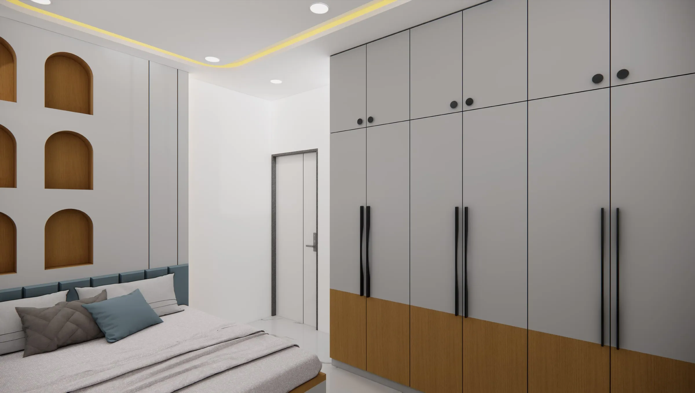 Krishna Avenue, Ghodasar view 9, interior design by Interior by Jenish, Ghodasar