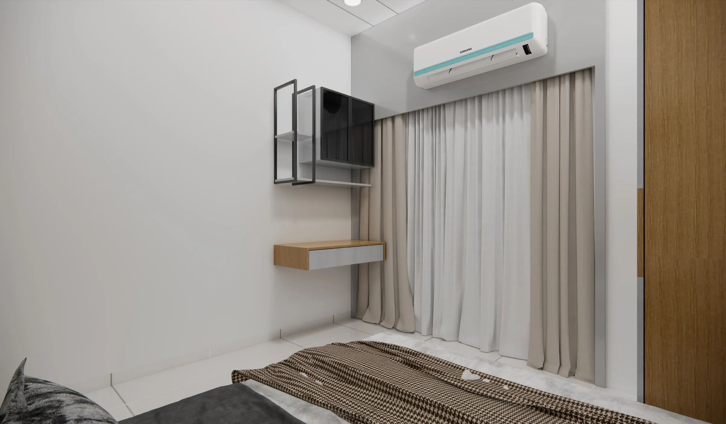 Karnavati 7, B Wing view 9, interior design by Interior by Jenish, Ahmedabad