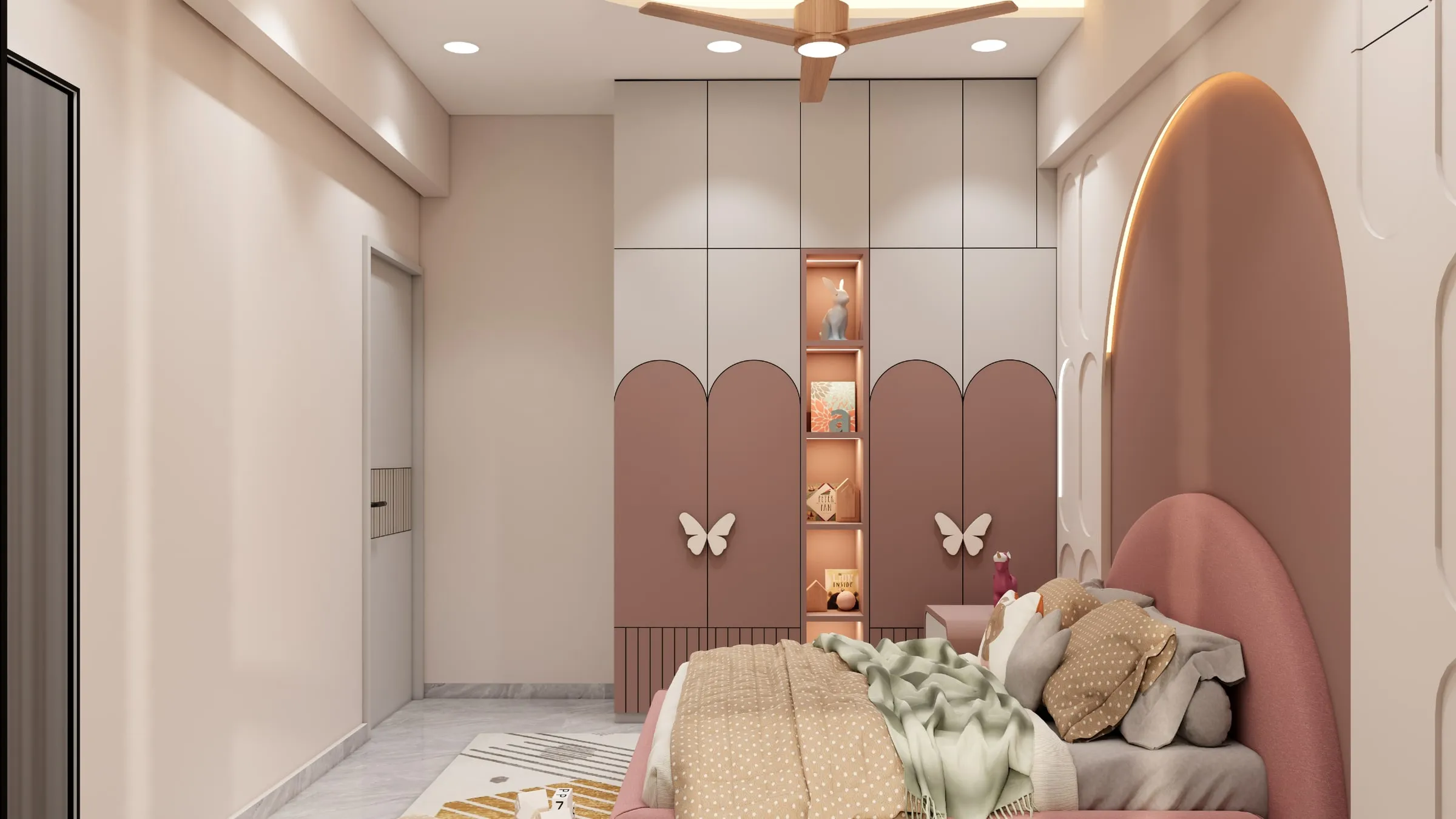Karnavati 7 view 9, interior design by Interior by Jenish, Ahmedabad